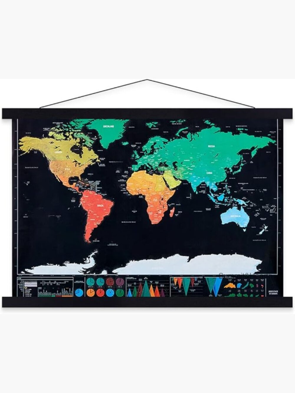 Magnetic Wooden Poster Frame Kit for Wall Art Hanging 11"